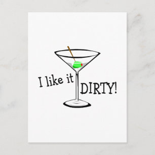 Carte Postale J'Aime Ça Sale Martini 3