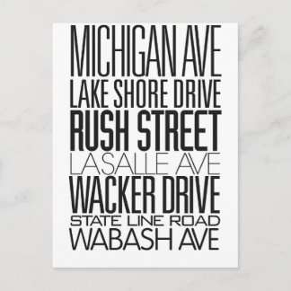 Carte Postale J'aime ChiTOwn