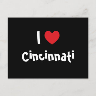 Carte Postale J'aime Cincinnati