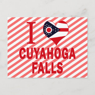 Carte Postale J'aime Cuyahoga Falls, Ohio