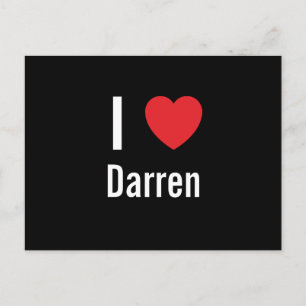 Carte Postale J'aime Darren