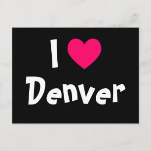 Carte Postale J'aime Denver