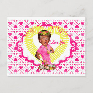 Carte Postale j'aime donald trump