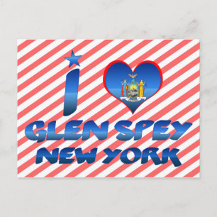 Carte Postale J'aime Glen Spey, New York