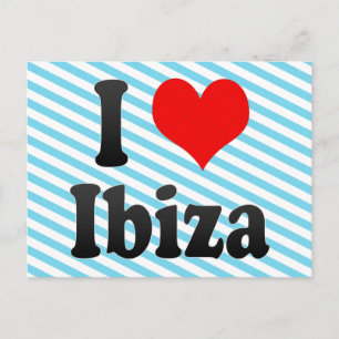 Carte Postale J'Aime Ibiza, Espagne. Me Encanta Ibiza, Espagne
