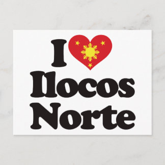 Carte Postale J'Aime Ilocos Norte