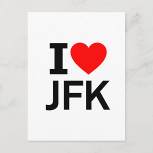 Carte Postale J'aime JFK