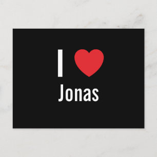 Carte Postale J'aime Jonas