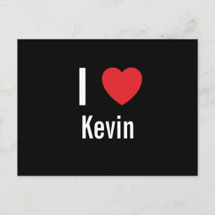 Carte Postale J'aime Kevin