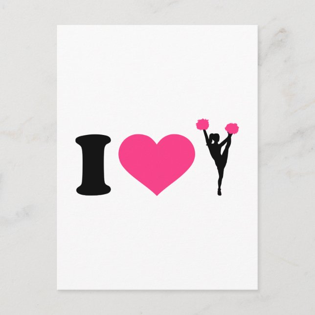 Carte Postale J'aime la chevelure (Devant)