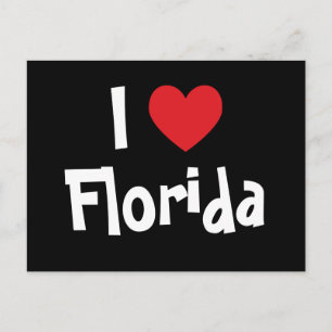 Carte Postale J'aime la Floride