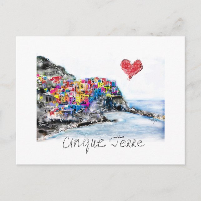 Carte Postale J'aime le cinéma terre (Devant)