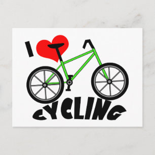 Carte Postale J'Aime Le Vélo