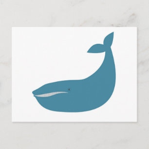 Carte Postale J'aime les baleines