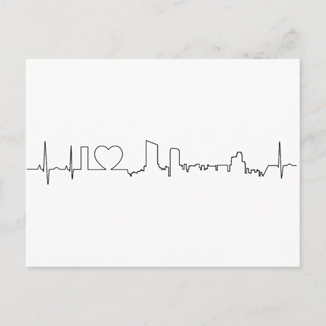 Carte Postale J'aime les Grands Rapides dans un style ecg extrao (Devant)