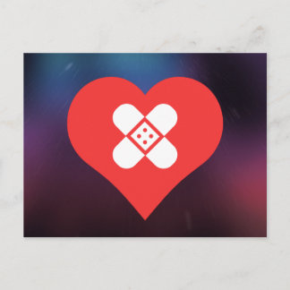 Carte Postale J'aime les premiers soins