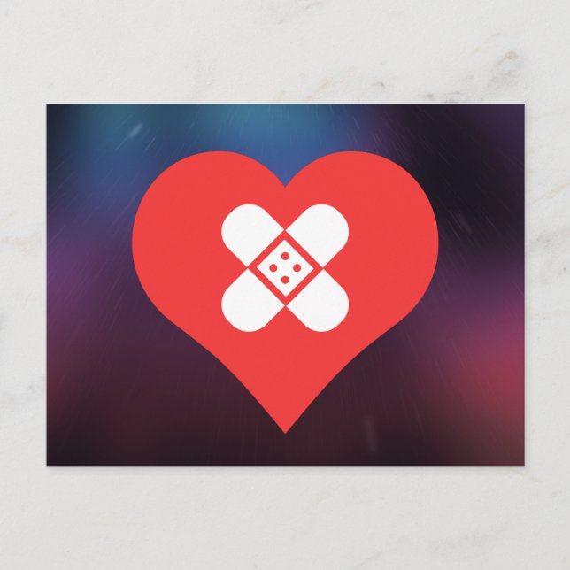 Carte Postale J'aime les premiers soins (Devant)