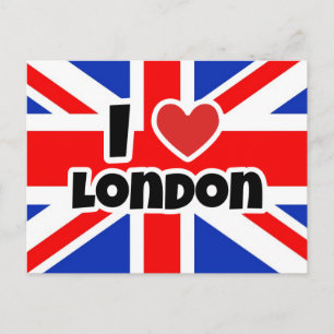 Carte Postale J'aime Londres
