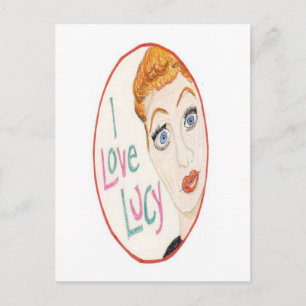 Carte Postale J'Aime Lucy