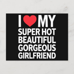 Carte Postale J'aime ma super belle, magnifique et super sexy pe
