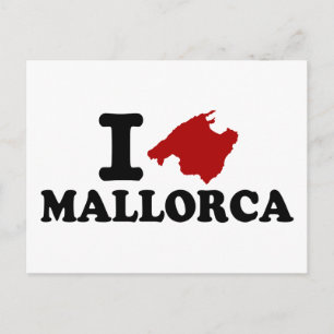 Carte Postale J'aime Majorque