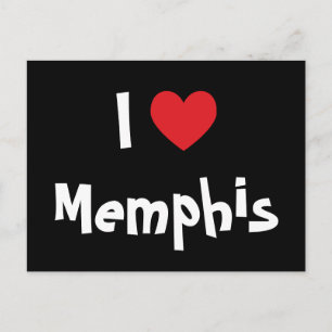 Carte Postale J'aime Memphis