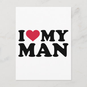 Carte Postale J'aime mon homme