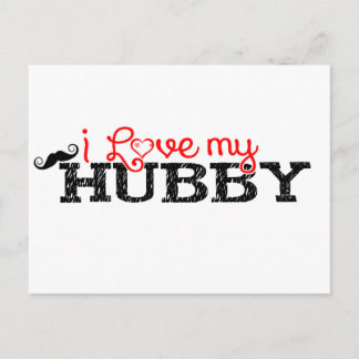 Carte Postale J'aime mon Hubby