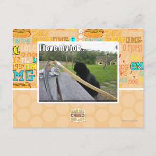 Carte Postale J'aime mon travail