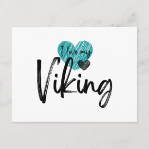 Carte Postale J'aime mon Viking