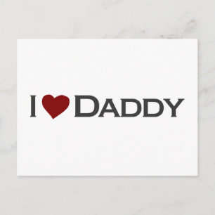 Carte Postale J'aime papa