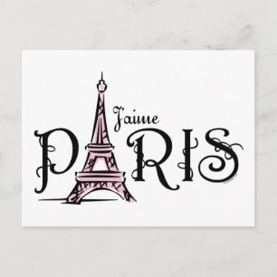 Carte postale J'aime Paris