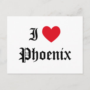 Carte Postale J'aime Phoenix