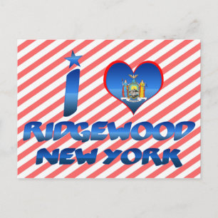 Carte Postale J'aime Ridgewood, New York