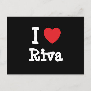 Carte Postale J'aime Riva coeur T-shirt