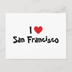 Carte Postale J'aime San Francisco