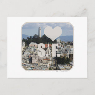Carte Postale J'aime San Francisco