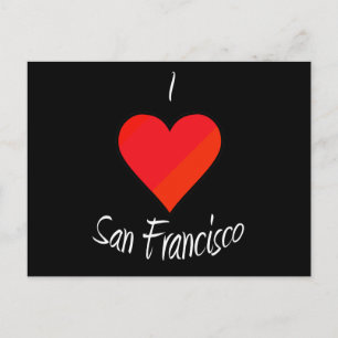 Carte Postale J'aime San Francisco