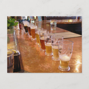 Carte Postale J'aimerais que vous soyez Beer Postcard