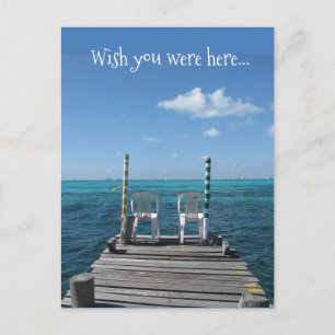Carte Postale J'aimerais que vous soyez ici...
