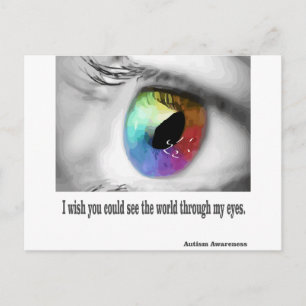 Carte Postale J'aimerais que vous voyiez