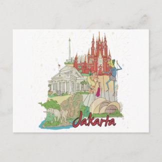 Carte Postale Jakarta