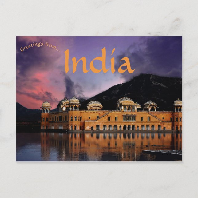 Carte Postale Jal Mahal Jaipur Inde (Devant)