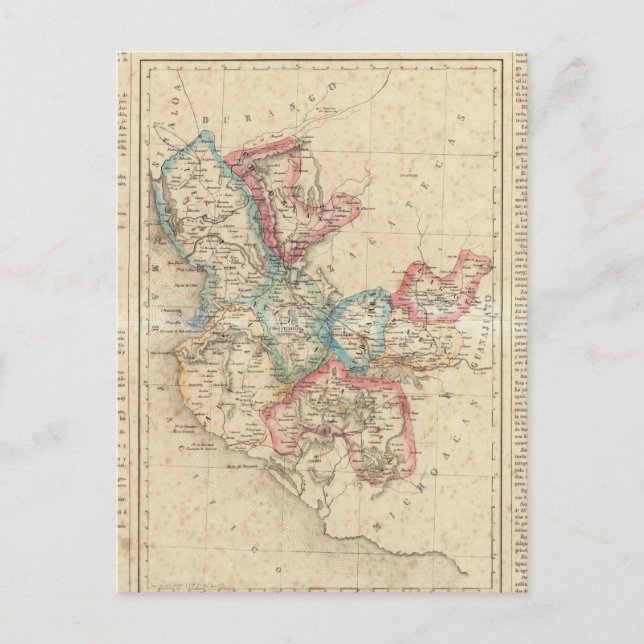 Carte Postale Jalisco, Mexique 2 (Devant)