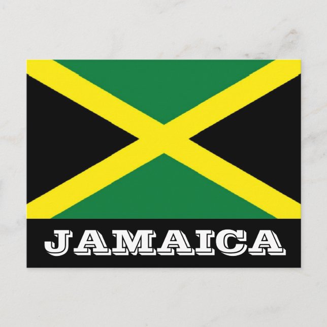 Carte Postale Jamaica flag postcard (Devant)