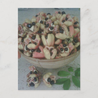 Carte postale jamaïcaine d'Ackee