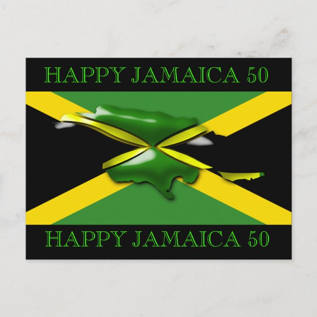 Carte postale Jamaïque 50 Celebration (Devant)