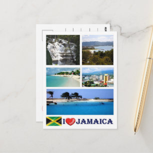 Carte Postale Jamaïque - I Love -