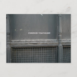 Carte Postale Jamais temporaire