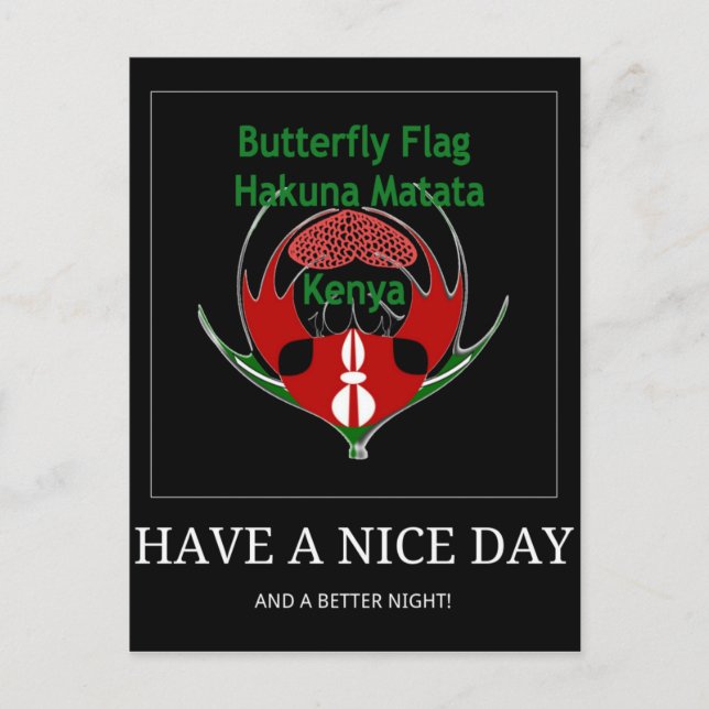 Carte Postale Jambo Kenya (Devant)